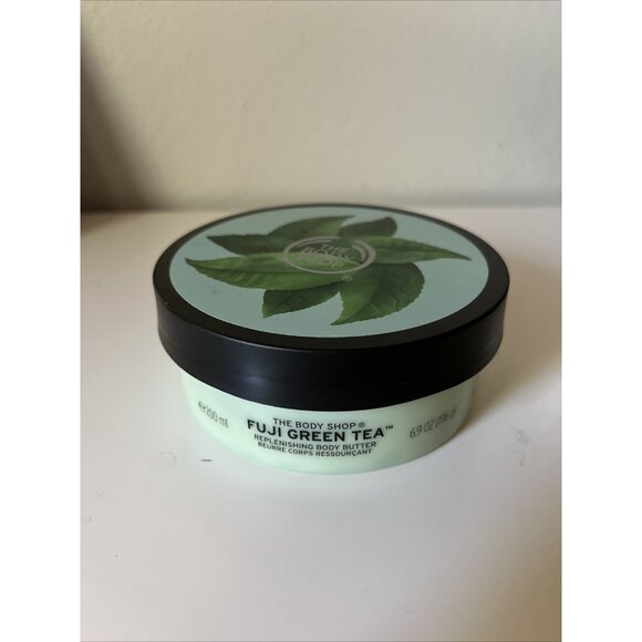 The Body Shop Fuji Green Apple Replenishing Body Butter 6.9oz Opened - Picture 2 of 6